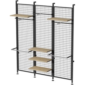 Resim Metal Kare Hasır Seperatör - beyaz / 250cm 