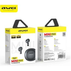 Resim T87 Bk Awei T87 Kulaklık Bluetooth 5.3 Kulaklık Kablosuz Bluetooth Kulaklık Dokunmatik Kontrol Stereo Kulaklık Su Geçirmez Spor Kulaklık 