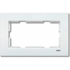 Resim Viko Karre İkili Priz Çerçevesi N11.137 
