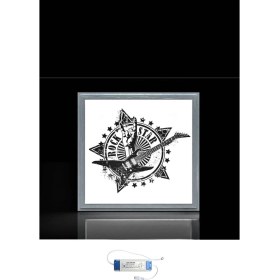 Resim Gökyüzü Panel Genç Odası LED Avize Rock Star Lamba 60W Yüksek Homojen Aydınlatma 60X60 Modern Avize 