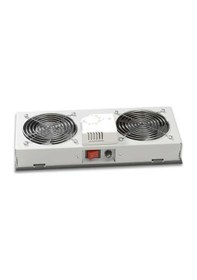 Resim Lande Kabinet 2 li Fan Modülü Analog Termostat switch Duvar tipi 