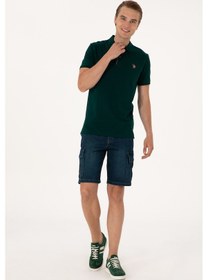 Resim U.S. Polo Assn. Erkek Mavi Jean Şort 50304364-DN0030 