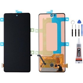 Resim Samsung S21fe Uyumlu Ekran Lcd Dokunmatik Tamir Seti Ve Yapıştırıcı Yanında Yedcom 