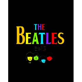 Resim Zepplin Giyim The Beatles Rainbow Büyük Sırt Patch Yama 