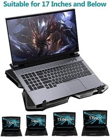 Resim Apera BN55 Dizüstü Bilgisayar Soğutucu Laptop Standı 4 Fanlı 2 USB 