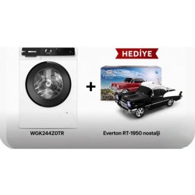 Resim Bosch WGK244Z0TR Serie 6 Çamaşır Makinesi 9 kg Maks. 1400 Dev./dak Everton RT-1950 Arabalı Bluetooth 