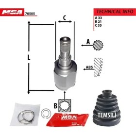 Resim MGA 70505 Ic Aks Kafasi 3815A014 