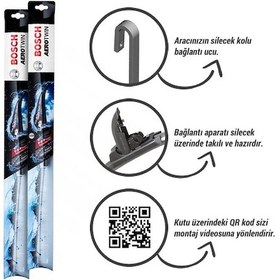 Resim Renault Clio 2 Silecek Takımı 1998-2005 Bosch Aerotwin 