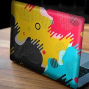 Resim CMYK Memphis Desen Notebook Sticker, Laptop sticker,, Hp Sticker, Asus Sticker, 15.6 inç Sticker 