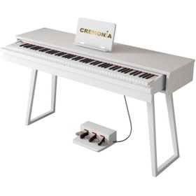 Resim Cremonia 58819 WH Dijital Piyano | Kompakt Gövde - Beyaz 