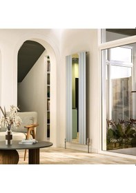 Resim Lojimax Alüminyum Aynalı Dikey Radyatör Royal Mirror 1800x792mm 8 Dilim Antrasit Gri 1650 W Yüksek Isıl Güç -817 