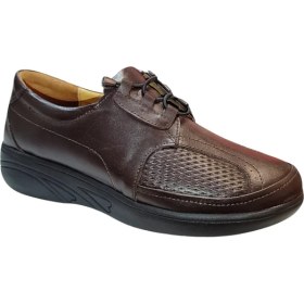 Resim Riverland Z-57 Kadın Kahve Bağlı Ortopedik Casual Ayakkabı 
