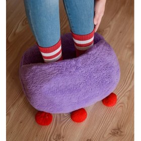 Resim Pabtex Peluş Ayak Isıtıcısı,panduf,terlik 