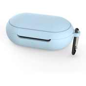 Resim Microsonic Samsung Galaxy Buds Mat Silikon Kılıf Turkuaz 