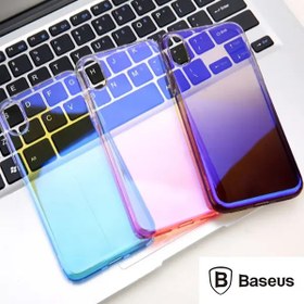 Resim Baseus İPhone Xs Max Glow Case Şeffaf Silikon Kılıf 