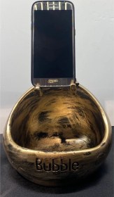 Resim Dekoratif Polyester Çerezlik&telefonluk Biblo Gold Siyah Eskitme 