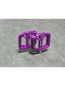 Resim Heugers Gineyea M996 Rulmanlı Hightec Çivili Trial Bmx Mor Pedal 