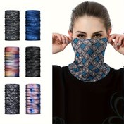 Resim Nefes alabilir Polyester Bandana Yüz Maskesi Boyun Kaplama, Yumuşak Kumaş, Tüm Mevsim Spor Aksesuarı Bisiklet, Koşu, Yürüyüş için - Yürüyüş Ekipmanı | Çok Yönlü Başlık | Rahat Uygunluk, Bisiklet Aksesuarları 