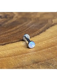 Resim Aya Tasarım Gümüş Renk Sedef Helix/kıkırdak Piercing Gümüş 