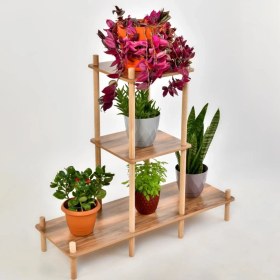 Resim Prado Ahşap Dekoratif Çiçeklik, Çiçek Sehpası No: 2 