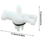 Resim Lasonstiges 30 Adet Araba Dış Çatı Trim Şeritleri Bağlantı Elemanları Siyah Kauçuk Sızdırmazlık Yıkayıcı 51138204858 Bmw 3 Serisi E46 1998-2014 