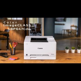 Resim Canon I-Sensys LBP647CDW, Wifi, Lan, Duplex, Renkli Lazer, Yazıcı (Dakikada 25 Sayfa) Orijinal Tonerli 