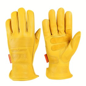 Resim Vintage Stil Koyun Derisi Eldivenler - Yumuşak, Rahat ve Dayanıklı, Dış Mekan Bisikleti, Çok Fonksiyonlu Kullanım, Bahar Festivali ve Babalar Günü Hediyeleri için Mükemmel, Bisiklet Aksesuarları 