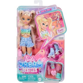 Resim Jfx96 Malibu - Barbie Dream Besties Paten Partisi Malibu Bebek Ve Aksesuarları 