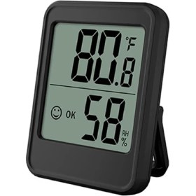Resim Hobimtek MC40 Dijital Termometre Iç Mekan Oda Sıcaklık Nem Ölçer LED Monitör Higrometre Isı Ölçer Derece 