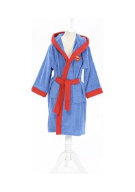 Resim Özdilek Superman Colors Lisanslı Kapüşonlu Çocuk Bornozu 7 - 8 Yaş 371491 Mavi 