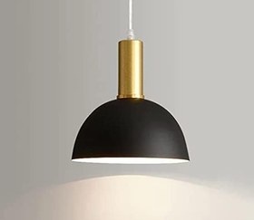 Resim Dylight Retro Metal Siyah Dekoratif Rustik Kafe Mutfak Sarkıt Avize çap 30 cm siyah dy9011 