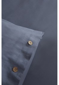 Resim Karaca Home Basis %100 Pamuk Çift Kişilik Nevresim Takımı İndigo İndigo 