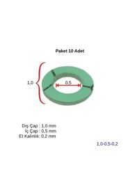 Resim Klingrit Conta Yeşil 10 Adet 10 05 0,2 