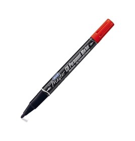 Resim Kırmızı Çift Uçlu Cd Marker Permanent - Kırmızı 12li Paket Kırmızı 