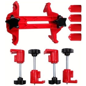 Resim Topnotch 9pcs Universal Kam Milifli Sabitleme Bracketi Araç Motoru Tamir Seti 