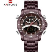 Resim Hanyang Cece Navıforce Lüks Saatler Erkekler Için Moda Iş Dijital Kol Saati Askeri Spor Kuvars Adam Izle Çelik Bant Su Geçirmez Saat (Yurt Dışından) 