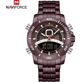 Resim Hanyang Cece Navıforce Lüks Saatler Erkekler Için Moda Iş Dijital Kol Saati Askeri Spor Kuvars Adam Izle Çelik Bant Su Geçirmez Saat (Yurt Dışından) 