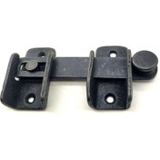 Resim Skygo Antika Tarz Dekoratif Pirinç Kapı Mandalı - 57x115 Mm, Oksit 