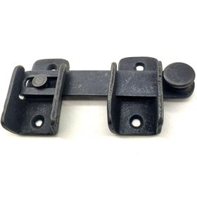 Resim Skygo Antika Tarz Dekoratif Pirinç Kapı Mandalı - 57x115 Mm, Oksit 