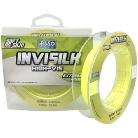 Resim Asso Invısılk Surf Castıng Clear Yellow 300 Mt 0.28mm Misina - Standart 
