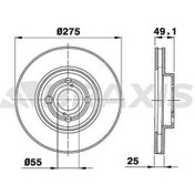 Resim Fren Diski Ön Havalı Toyota Corolla 1.4 D4d 2003-2007 275x4 