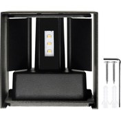 Resim Skycity "6 Led Dış Mekan Bahçe Duvar Aydınlatması - Ip65 Su Geçirmez, Ayarlanabilir Açı" Ilık Beyaz 