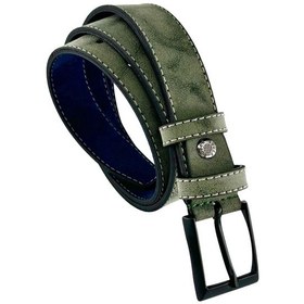 Resim Yeşil Çocuk Boy Suni Deri Dikişli Model 3 Cm.lik Garson Klasik Kemer Okul Kemeri - G10 001 