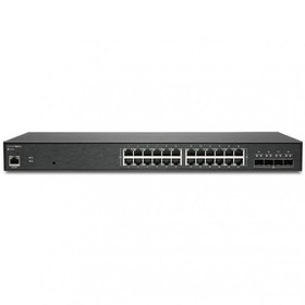 Resim SONICWALL 24port 02-SSC-2467 GIGABIT 4XSFP+ Yönetilebilir Switch RackMount Sonicwall