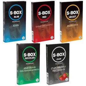 Resim S-Box Karma Prezervatif 12'li x 5 