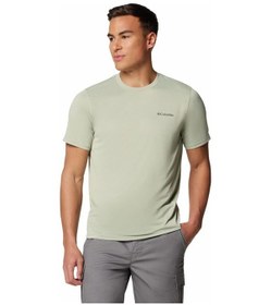 Resim Columbia Hike Crew Short Sleeve Shirt Erkek Tişört Ao1419 Yeşil 