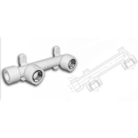 Resim Aesco Mey Ithalat® Ege Yıldız Pprc 20X1/2 Taharat Bağlantısı Gri 