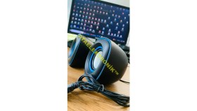 Resim Ata Elektronik Kablolu 2.0 Mini USB Hoparlör Bilgisayar Laptop Speaker Ses Sistemi 