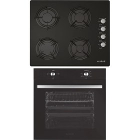 Resim Alveus Yakamoz 2'li Ankastre Set Siyah (GLS640S-MFA604S) 