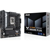 Resim Tuf Gamıng B860m-plus Intel B860 Lga1851 Ddr5 8800 Dp Hdmı Type-c 3x M2 Usb3.2 Gen 2x2 Aura Rgb 2.5gbit Lan Matx 12+1+2+1 Güç Aşamaları, 1xgen5 M.2, Ready For Advanced Aı Pc 